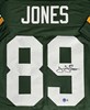 JAMES JONES SIGNED CUSTOM REPLICA PACKERS GREEN JERSEY - JSA