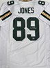 JAMES JONES SIGNED CUSTOM REPLICA PACKERS WHITE JERSEY - JSA