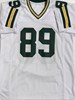 JAMES JONES SIGNED CUSTOM REPLICA PACKERS WHITE JERSEY W/ XLV CHAMPS - JSA