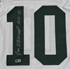 JAN STENERUD SIGNED WHITE REPLICA JERSEY W/ HOF - GREEN BAY PACKERS NFL