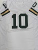 JAN STENERUD SIGNED WHITE REPLICA JERSEY W/ HOF - GREEN BAY PACKERS NFL