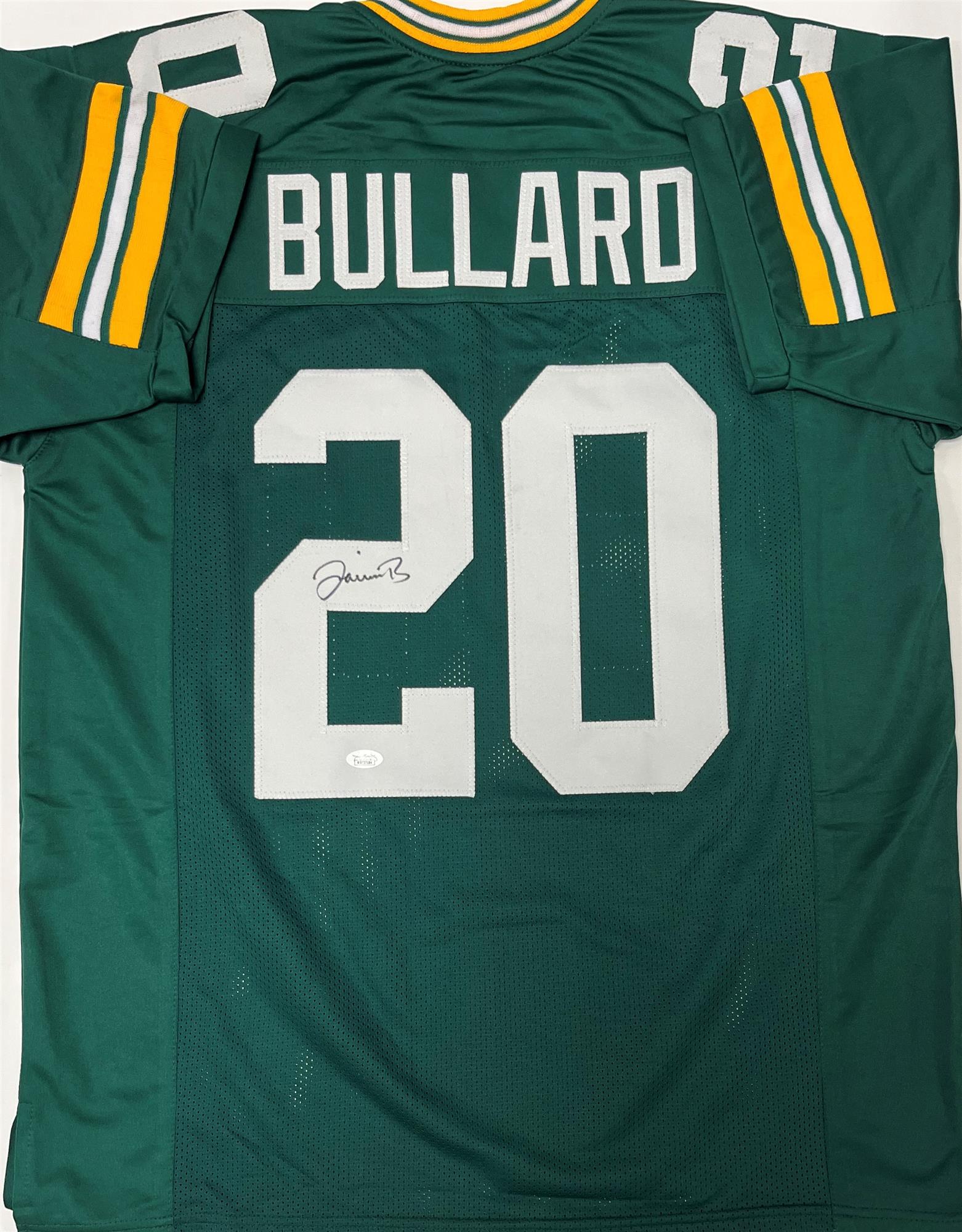 JAVON BULLARD SIGNED CUSTOM REPLICA PACKERS GREEN JERSEY - JSA