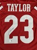JONATHAN TAYLOR SIGNED REPLICA RED JERSEY - WISCONSIN BADGERS - BAS