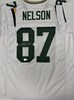 JORDY NELSON SIGNED CUSTOM WHITE PACKERS JERSEY - BAS