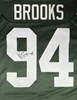 KARL BROOKS SIGNED REPLICA GREEN JERSEY - GREEN BAY PACKERS - JSA