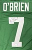 KEN O'BRIEN SIGNED CUSTOM REPLICA NY JETS JERSEY - BAS