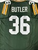 LEROY BUTLER SIGNED CUSTOM REPLICA PACKERS GREEN JERSEY W/ HOF 22 - JSA