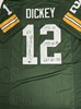 LYNN DICKEY SIGNED GREEN REPLICA JERSEY W/ 3 SCRIPTS - GREEN BAY PACKERS NFL - BAS
