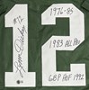 LYNN DICKEY SIGNED GREEN REPLICA JERSEY W/ 3 SCRIPTS - GREEN BAY PACKERS NFL - BAS