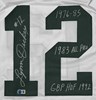 LYNN DICKEY SIGNED WHITE REPLICA JERSEY W/ 3 SCRIPTS - GREEN BAY PACKERS NFL - BAS