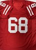 MARK TAUSCHER SIGNED CUSTOM REPLICA BADGERS RED JERSEY - BAS