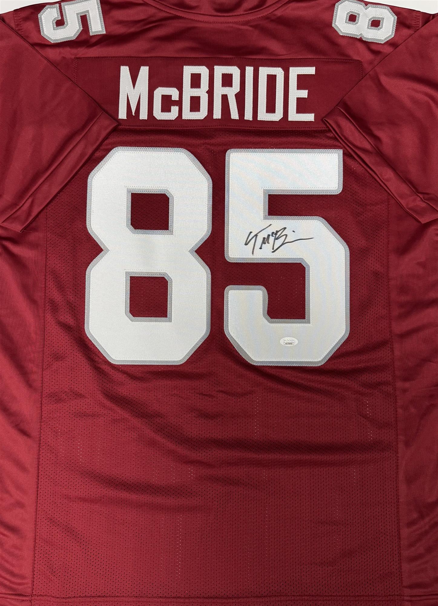 TREY MCBRIDE SIGNED REPLICA RED JERSEY - ARIZONA CARDINALS - BAS
