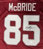TREY MCBRIDE SIGNED REPLICA RED JERSEY - ARIZONA CARDINALS - BAS