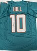 TYREEK HILL SIGNED CUSTOM REPLICA DOLPHINS JERSEY - BAS