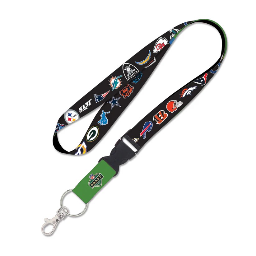 2025 NFL Draft Team Logo Lanyard