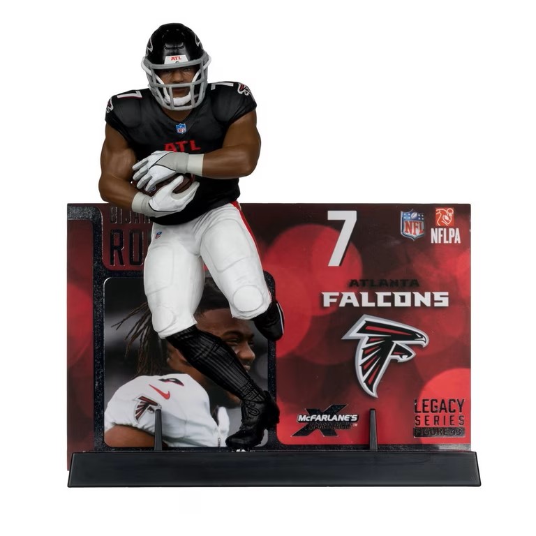 BIJAN ROBINSON - ATLANTA FALCONS - 7" NFL MCFARLANE SPORTSPICKS LEGACY POSED FIGURE