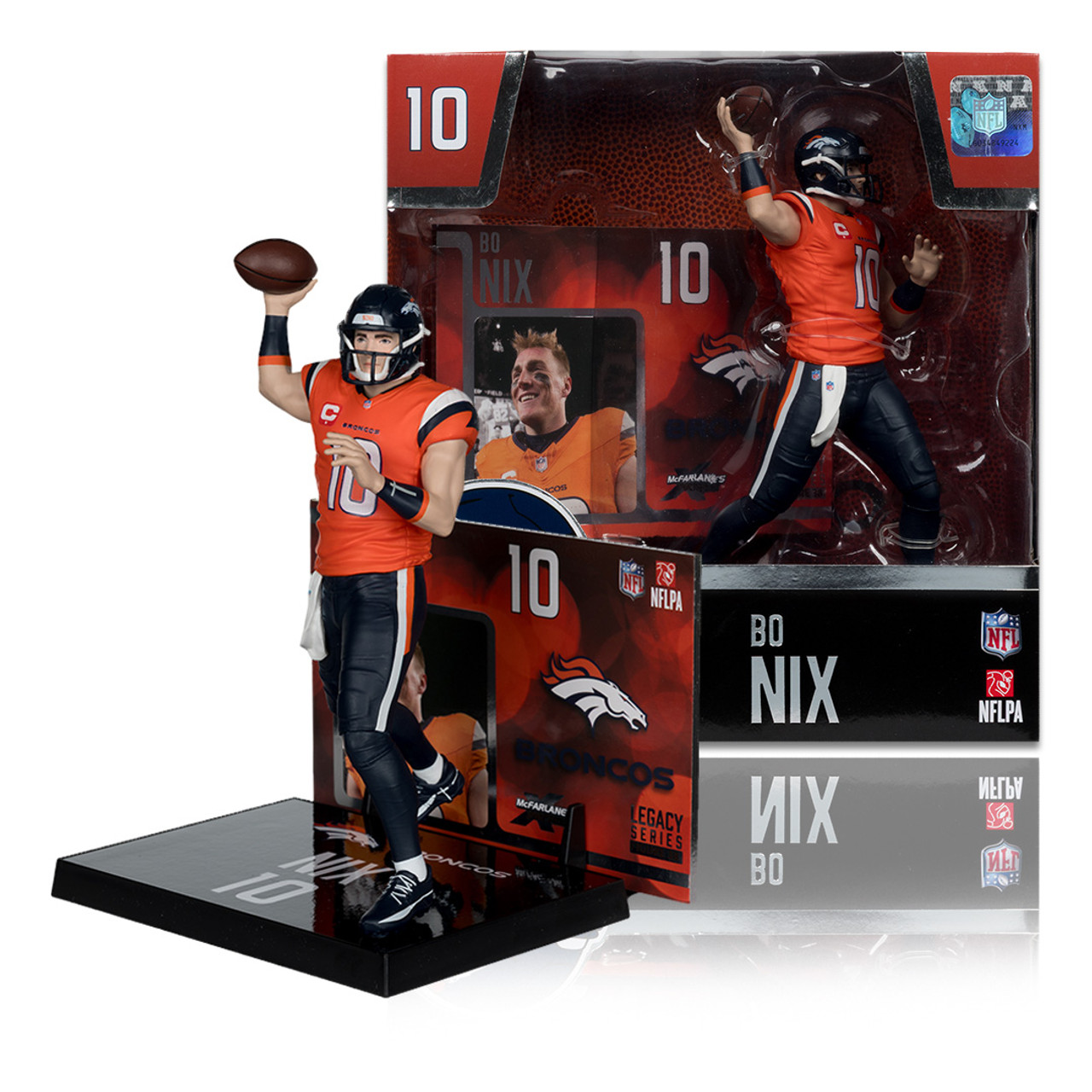 BO NIX - DENVER BRONCOS - 7" NFL MCFARLANE SPORTSPICKS LEGACY POSED FIGURE