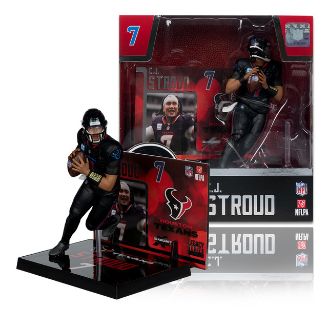 CJ STROUD - HOUSTON TEXANS - 7" 2025 NFL MCFARLANE SPORTSPICKS LEGACY POSED FIGURE CJ STROUD - HOUSTON TEXANS - 7" 2025 NFL MCFARLANE SPORTSPICKS LEGACY POSED FIGURE