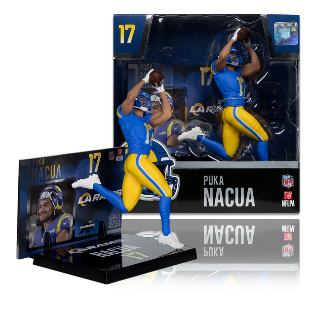 PUKA NACUA - LOS ANGELES RAMS - 7" NFL MCFARLANE SPORTSPICKS LEGACY POSED FIGURE