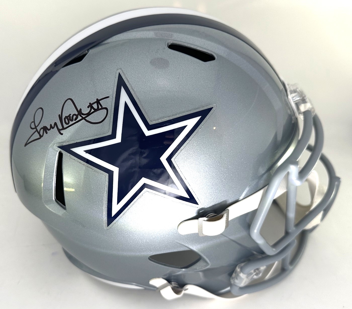 TONY DORSETT SIGNED FULL SIZE COWBOYS REPLICA SPEED HELMET - JSA