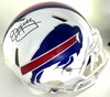 JIM KELLY SIGNED FULL SIZE BILLS AUTHENTIC SPEED HELMET - BAS