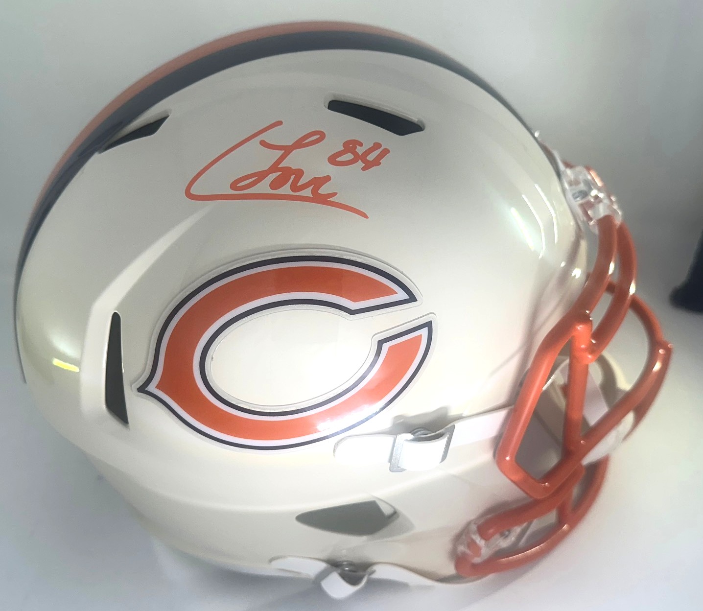 COLSTON LOVELAND SIGNED FULL SIZE BEARS 2026 RETRO REPLICA SPEED HELMET - BAS