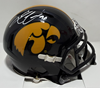 LUKAS VAN NESS SIGNED IOWA HAWKEYES SPEED MINI HELMET - JSA