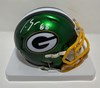 LUKE MUSGRAVE SIGNED RIDDELL PACKERS FLASH MINI HELMET - JSA