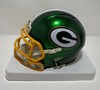 LUKE MUSGRAVE SIGNED RIDDELL PACKERS FLASH MINI HELMET - JSA