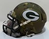 MASON CROSBY SIGNED PACKERS CAMO MINI HELMET - JSA