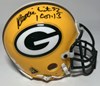 REGGIE WHITE (d) SIGNED RIDDELL MINI HELMET - JSA