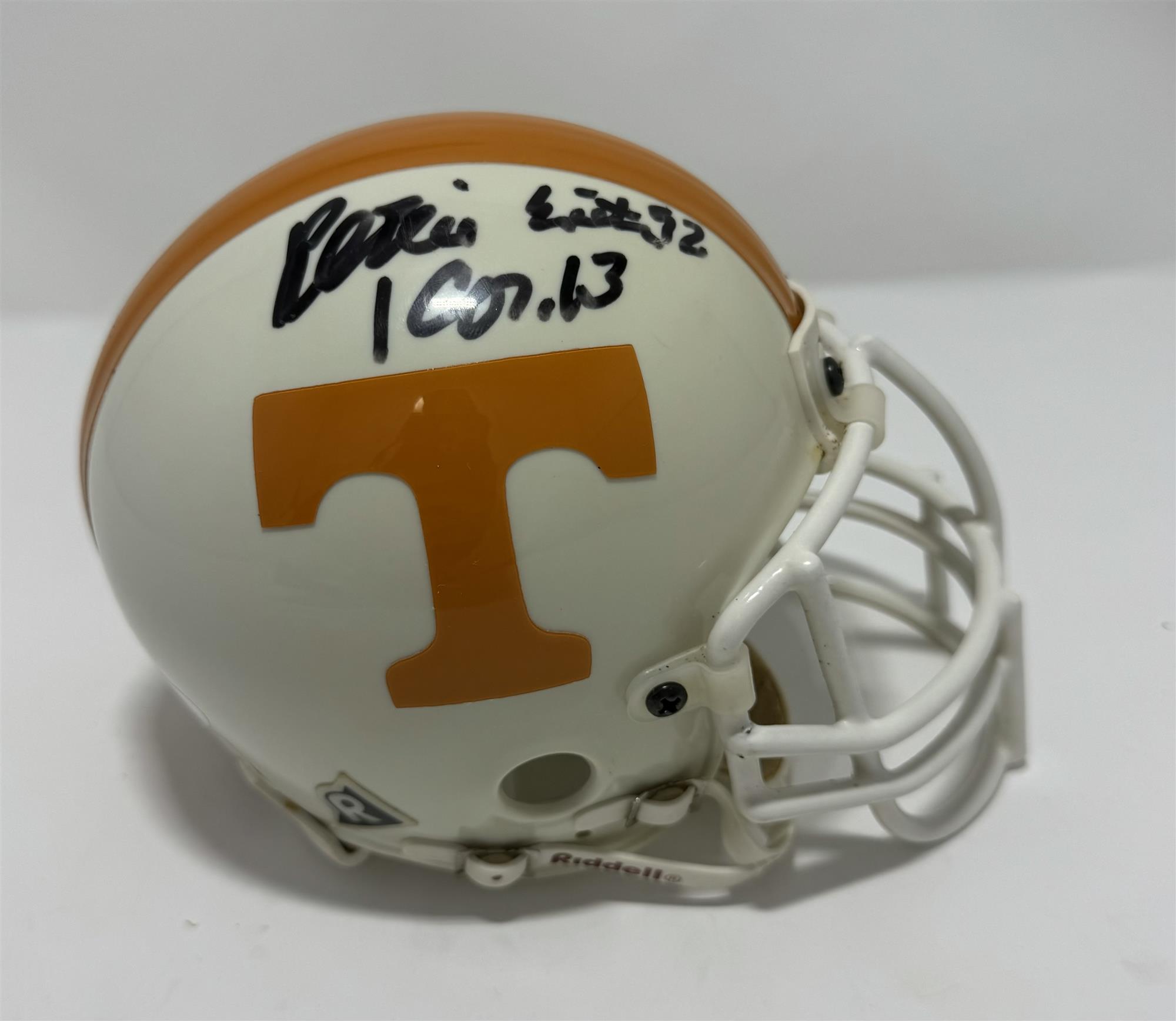 REGGIE WHITE (d) SIGNED RIDDELL TENNESSEE VOLUNTEERS MINI HELMET - JSA