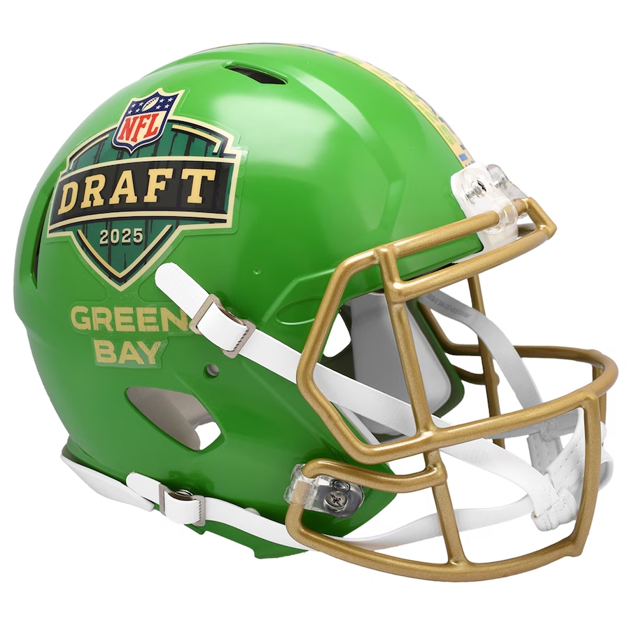 GREEN BAY PACKERS UNSIGNED 2025 NFL DRAFT FULL SIZE RIDDELL SPEED AUTHENTIC HELMET