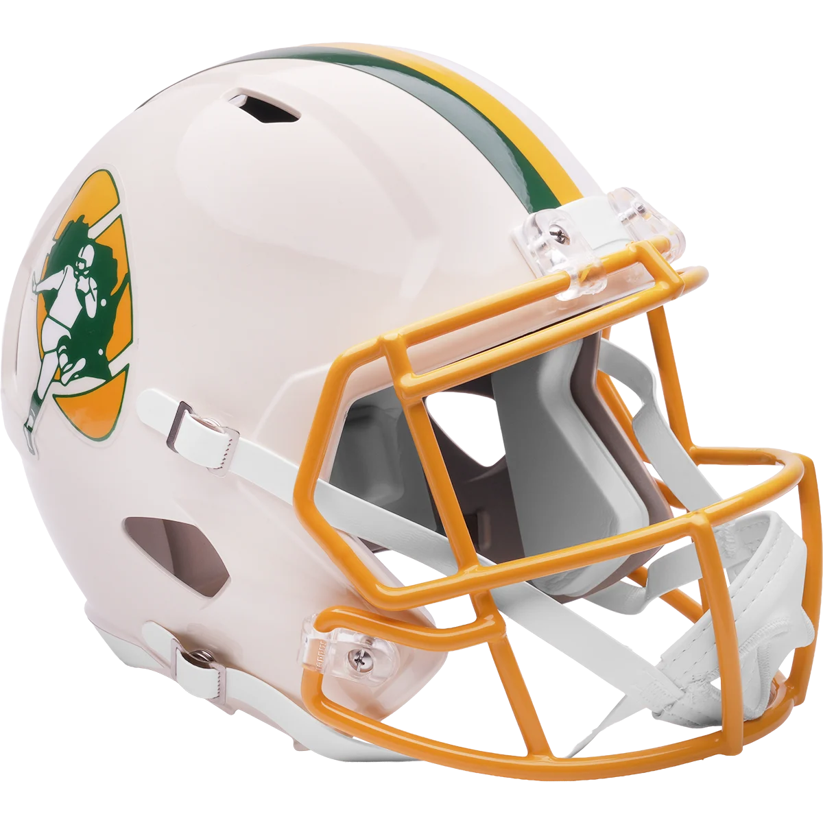GREEN BAY PACKERS RETRO UNSIGNED REPLICA FULL SIZE HELMET - NFL