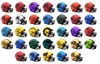 NFL RAVE UNSIGNED SPEED MINI HELMETS - 2025 SPECIALTY MINI HELMET RUN