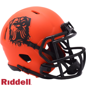 CLEVELAND BROWNS UNSIGNED RIDDELL 2025 RAVE SPEED MINI HELMET