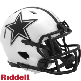 DALLAS COWBOYS UNSIGNED RIDDELL 2025 RAVE SPEED MINI HELMET