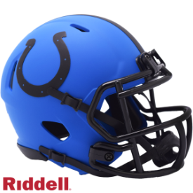 INDIANAPOLIS COLTS UNSIGNED RIDDELL 2025 RAVE SPEED MINI HELMET