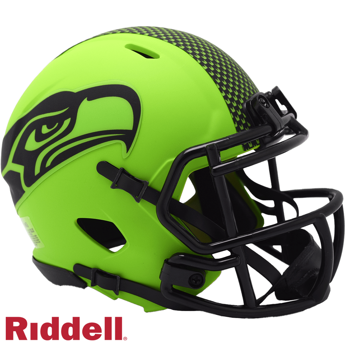 SEATTLE SEAHAWKS UNSIGNED RIDDELL 2025 RAVE SPEED MINI HELMET