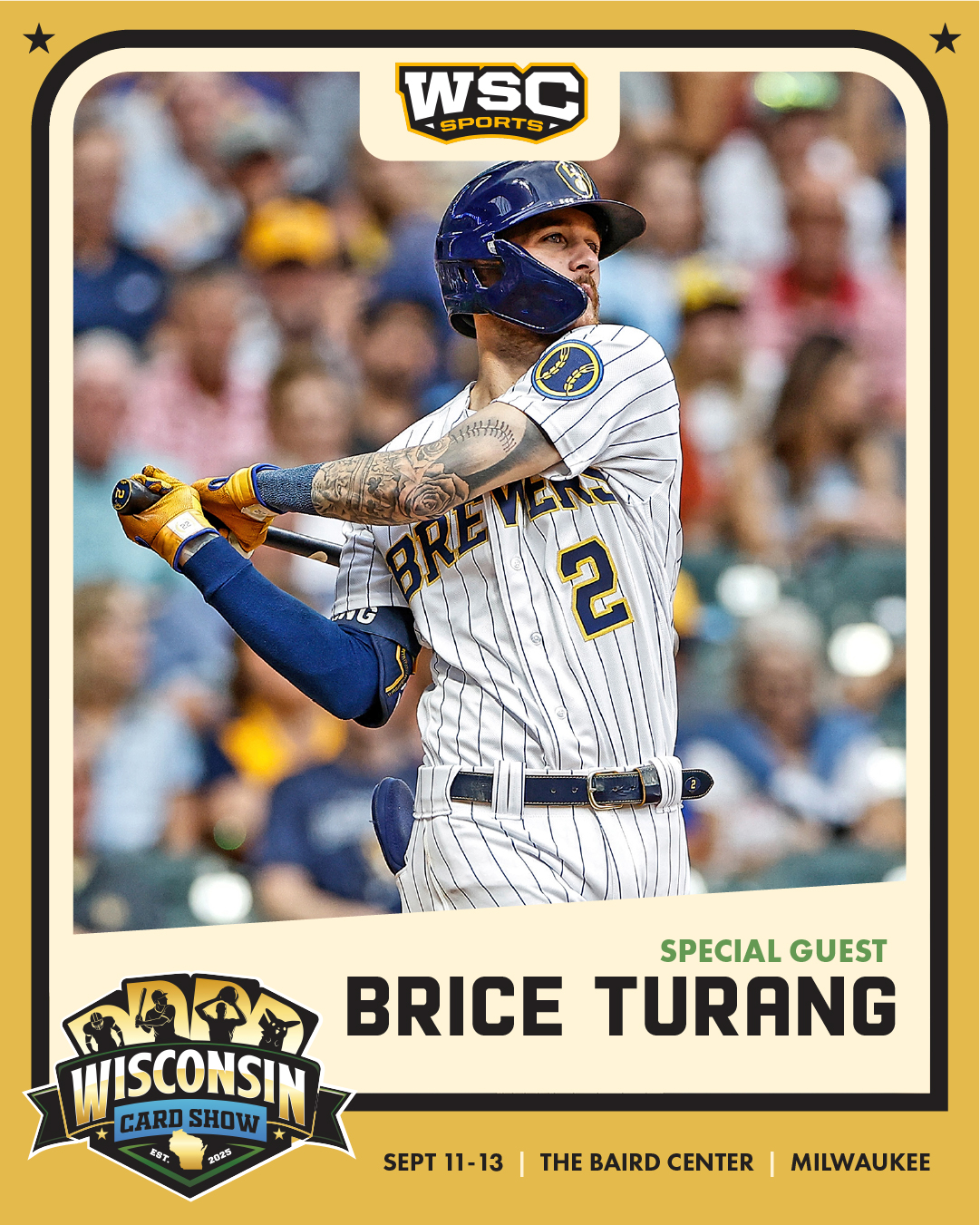 Brice Turang Public Autograph Signing - Time:  TBD