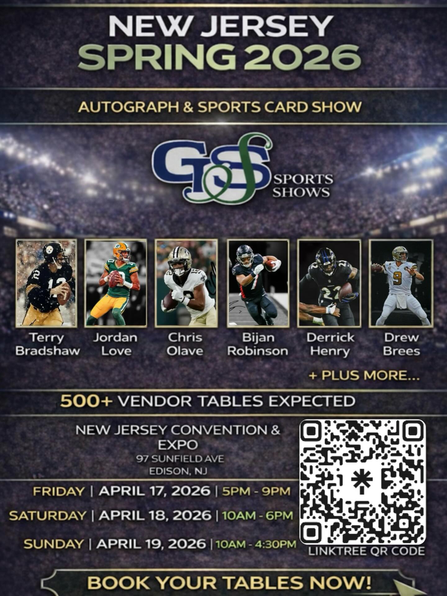 GTSM NEW JERSEY AUTOGRAPH SHOW - APRIL 17-19th