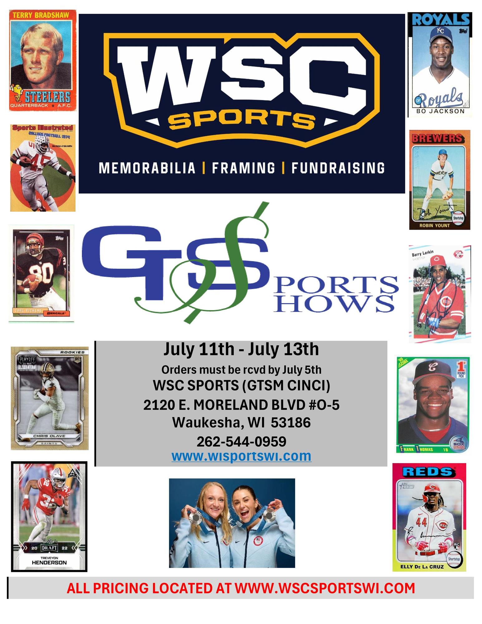 GTSM CINCINNATI AUTOGRAPH SHOW - July 11-13th