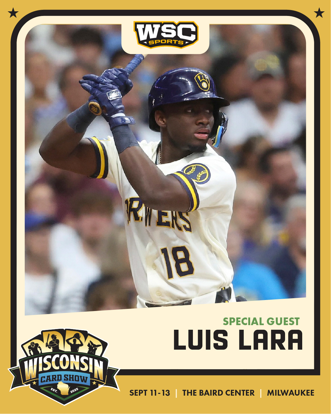 Luis Lara Public Autograph Signing - Time:  TBD