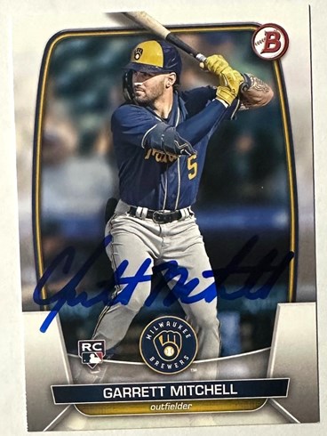 Garrett Mitchell Public Autograph Signing - Time: 11:30am