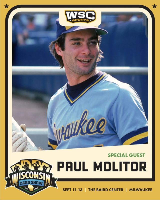 Paul Molitor Public Autograph Signing - Time:  TBD
