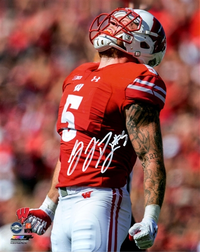 GARRETT DOOLEY SIGNED WI BADGERS 8X10 PHOTO #2