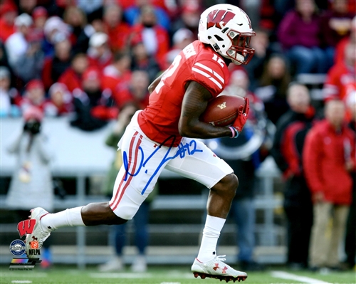 NATRELL JAMERSON SIGNED WI BADGERS 8X10 PHOTO #1