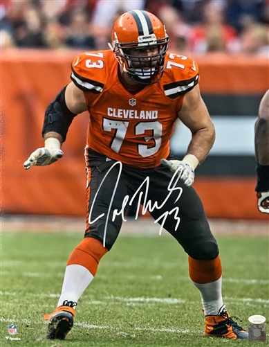 JOE THOMAS SIGNED 16X20 BROWNS PHOTO #2 - JSA