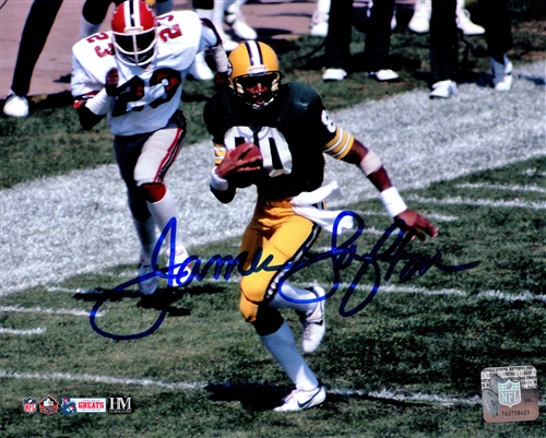 JAMES LOFTON SIGNED 8X10 PACKERS PHOTO #8