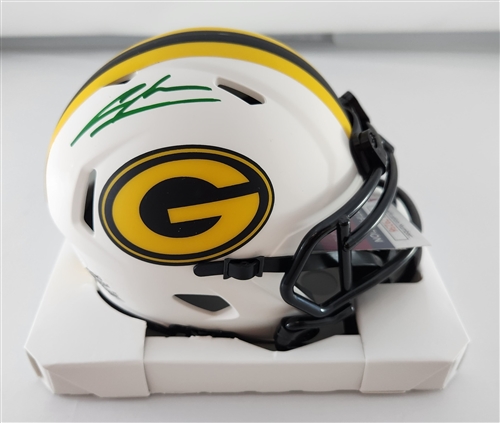 CHARLES WOODSON SIGNED PACKERS LUNAR SPEED MINI HELMET - JSA